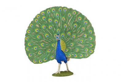 PAPO Figurine Paon -  - Animaux de la ferme - Jouet pour Enfant de 3 ans et plus