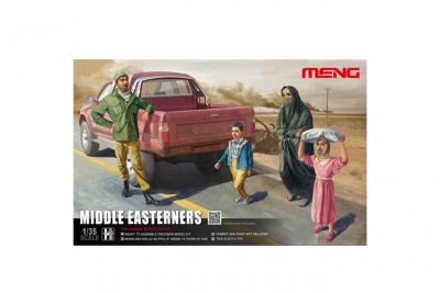 MENG  Model Orientaux in the Street 4 figurines civiles- 1/35 - Figur
