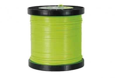 RIBILAND Bobine 80 m&egrave;tres Fil carr&eacute; 3.3 mm pour d&eacute;broussailleuse 