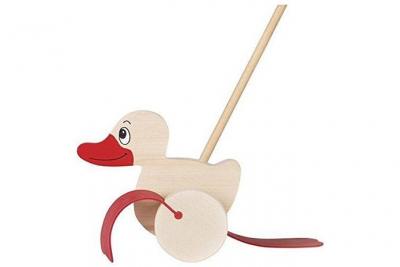 GOKI  54939 Canard Jouet &agrave; Pousser Mixte