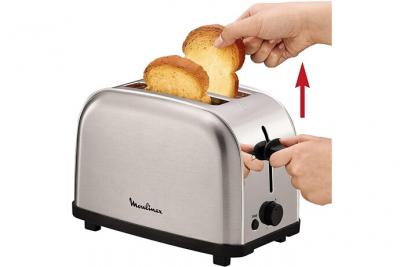 MOULINEX Grille Pain Avec 2 Fentes 700w Gris