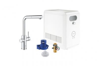GROHE  Blue Professional Mitigeur de cuisine, avec syst&egrave;me de filtration, 31326002,