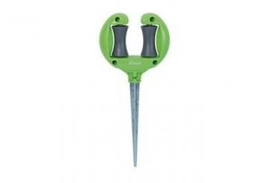 RIBILAND Guide tuyau d'arrosage sur pique vert PRA/GTV.9002