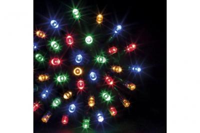 FEERIC LIGHT & CHRISTMAS Guirlande de no&euml;l 500 leds fil vert multicolore - feeric christmas