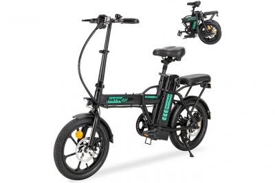 HITWAY  v&eacute;lo &eacute;lectrique 16pc pliant noir