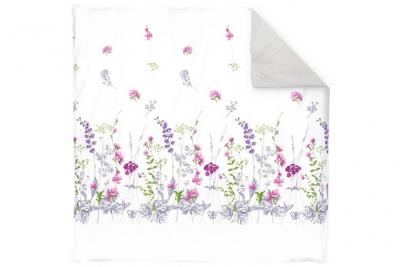 LINNEA  Housse de Couette 300x240 cm 100% Coton Pretty Blanc