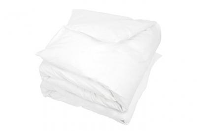LINNEA  Housse de couette uni 300x300 cm pur percale PRIMO Blanc