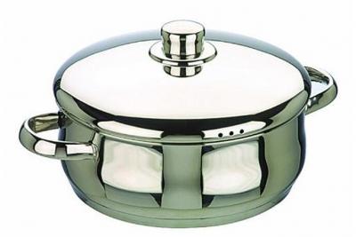 IBILI  662024 faitout bomb&eacute; avec couvercle inox diam&egrave;tre 24 cm