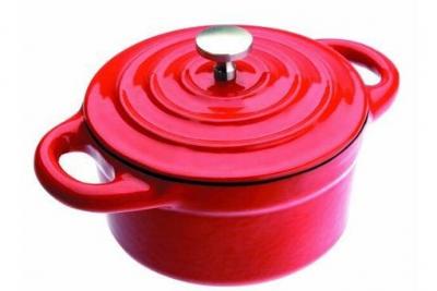 IBILI  725910R Mini cocotte rond rouge 10x4,5 cm