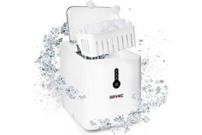 DURONIC Machine &Agrave; Gla&ccedil;ons Automatique De 120w 9 Cubes En 7 &Agrave; 9 Minutes Panier De 600g R&eacute;servoir De 1,5l  Icm120 We