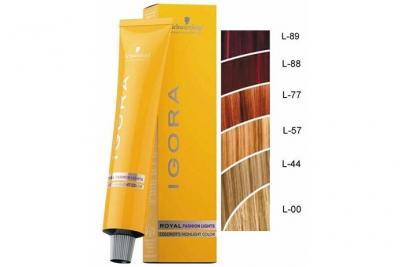 SCHWARZKOPF  Igora Royal Fashion Lot de 2 lampes L-44 Blond clair