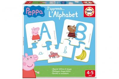 EDUCA J'apprends l'alphabet : peppa pig