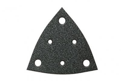 FEIN Jeu De 5 Triangles Abrasifs Perfor&eacute;s Grain 120  63717112017