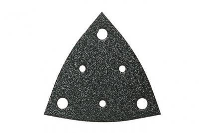 FEIN Jeu De 5 Triangles Abrasifs Perfor&eacute;s Grain 60 63717109041
