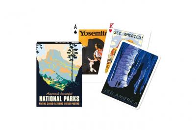 PROFESSOR PUZZLE Piatnik - 1631 - Cartes &agrave; Jouer - Parcs Nationaux - 55 Pi&egrave;ces