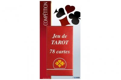 CARTAMUNDI Cartes &Agrave; Jouer Comp&eacute;tition Tarot 78 Cartes, Dos &Eacute;cossais Ax&eacute; - Sous Blister