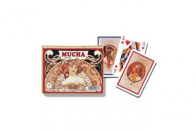 PIATNIK Coffret de 2 jeux de cartes MUCHA DREAMS  Multicolore