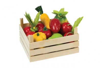 GOKI Jouet d'imitation : caisse de fruits et l&eacute;gumes