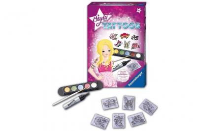RAVENSBURGER Activit&eacute; Cr&eacute;ative So Styly Tattoos Mini  - La Bo&icirc;te