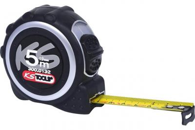 KS TOOLS  M&egrave;tre ruban avec dispositif de verrouillage, noir-gris