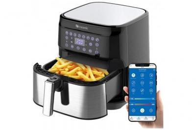 PROSCENIC  T21 Smart Electric Air Fryer 1700W sans huile antiadh&eacute;sive Pan Voice Control - Noir