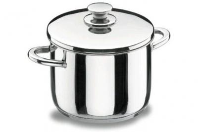 LACOR  40128 Marmite Traiteur Vitrocor 28 cm, Argent