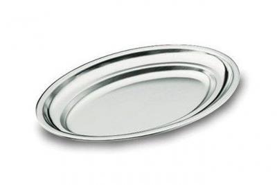LACOR  62820 plat ovale inox 18/10 20 x 13 cm