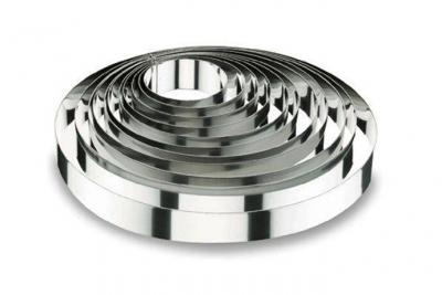 LACOR  - 68522 - cercle &agrave; tarte ronde 22x4,5 cm - 18 / 10