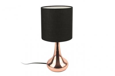THE HOME DECO FACTORY  HD3334 Lampe M&eacute;tal Noir/Cuivre