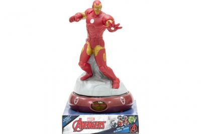 MARVEL SELECT Marvel veilleuse 3D Iron Man led junior 15 x 13,5 cm rouge