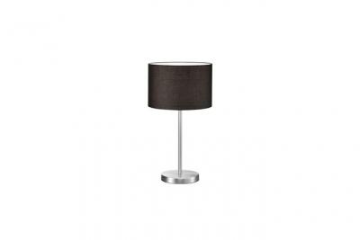 TRIO Lampe hotel nickel mat noir 1x60w e27