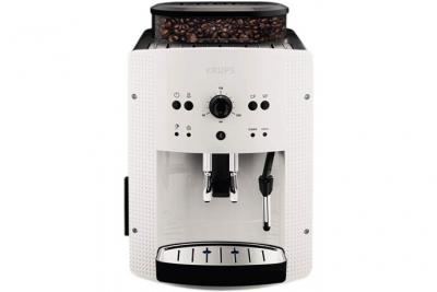 KRUPS Machine &agrave; Caf&eacute; Automatique de 1,6L avec Buse Vapeur 1450W blanc 