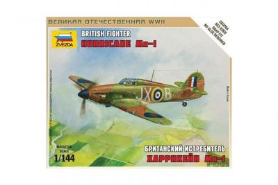 ZVEZDA Hawker Hurricane Mk.i  1/144 