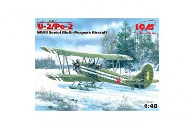 ICM U-2/po-2,wwii Soviet Multi-purpose Aircraft- 1:48e - 