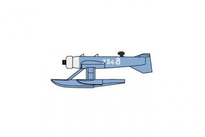 Maquette avion Trumpeter Besson MB411 Seaplane- - Maquette d'avion