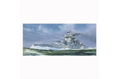 TRUMPETER Maquette bateau  HMS Warspite 1942- 1/700 - Maquette de bate