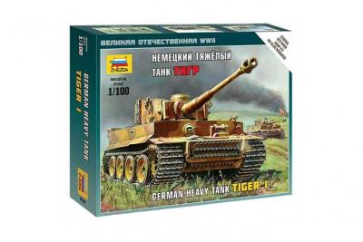 ZVEZDA Maquette  Tiger 1- 1/100 - Maquette militaire
