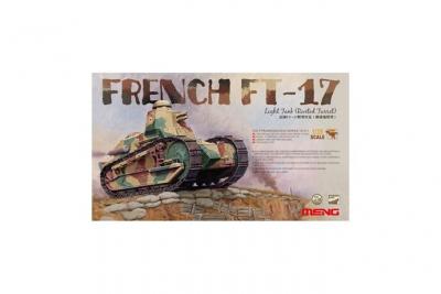 MENG French Ft-17 Light Tank (riveted Turret) - 1:35e - -model
