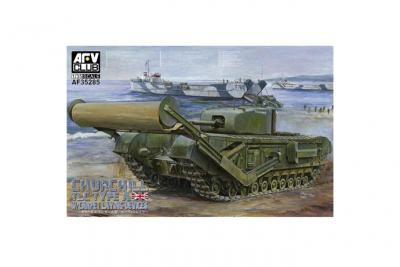AFV CLUB Maquette  Churchill TLC TypeA Carpet Laying Device- - Maquette