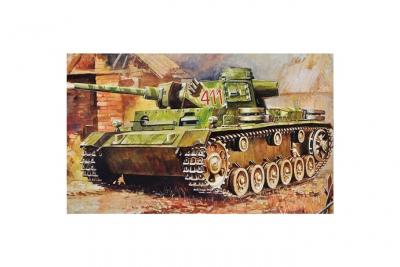 ZVEZDA Maquette  Panzer III Lance Flamme - 1/100 - Maquette militaire