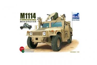 BRONCO MODELS Maquette  M1114 : V&eacute;hicule Tactique surblind&eacute;- 1/35 - Ma