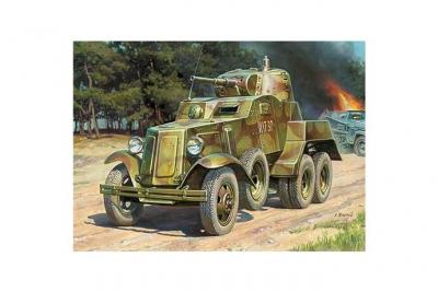 ZVEZDA Maquette  Voiture Blind&eacute;e Ba-10 - 1/100 - Maquette militaire