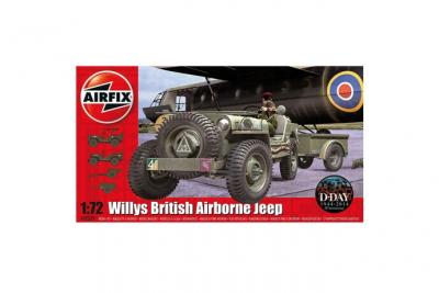 AIRFIX Willys Jeep, Trailer & 6pdr Gun - 1:72e - 