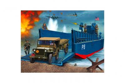 REVELL  - Canot de d&eacute;barquement & jeep 
