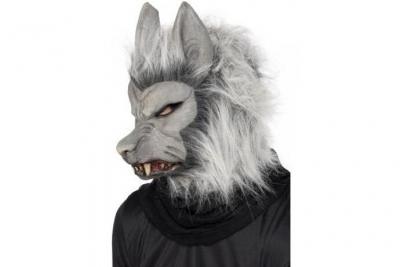 SMIFFYS Masque d'homme loup avec des cheveux