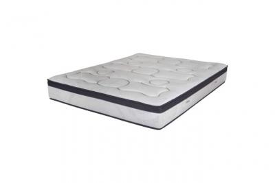 EBAC LITERIE Matelas rueda 160x200 - ressorts ensach&eacute;s - hauteur 27 cm - soutien 5 zones confort