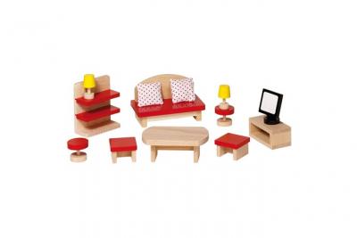 GOKI  Basic - 51716 - Mobilier de Poup&eacute;e - Meuble de Poup&eacute;e - Salon
