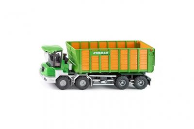 SIKU Mod&egrave;le r&eacute;duit en m&eacute;tal : Joskin Cargotrack avec wagon de chargement 