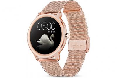 CHRONUS Montre connect&eacute;e  S06 IP68 &Eacute;tanche Fitness Tracker-Or-