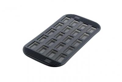 MASTRAD Moule pour 20 mini-financiers en silicone -  - Gris - Silicone